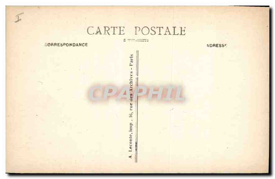 CPA Paris La Porte Monumentale du Grand Palais  — Rückseite
