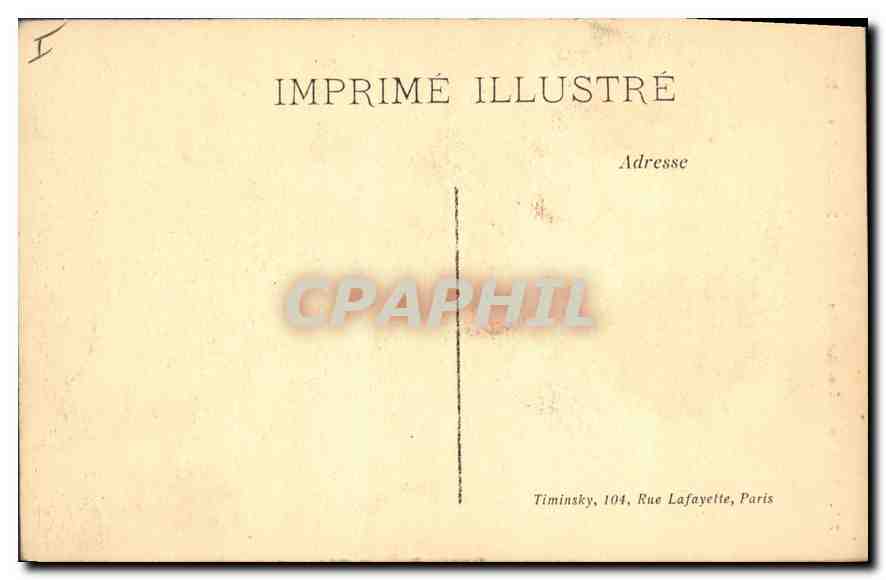 CPA Paris Les Invalides  — Rückseite
