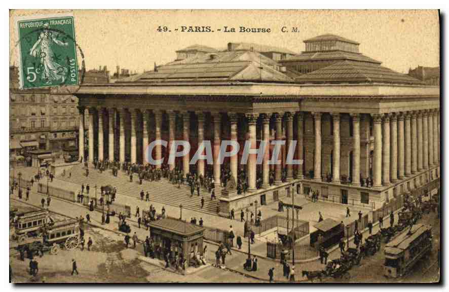 CPA Paris La Bourse 