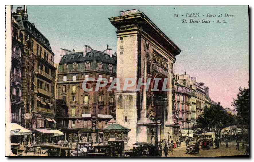CPA Paris Porte St Denis 