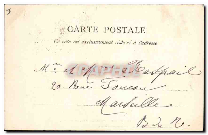 CPA Paris Pont des Arts et Institut  — Verso