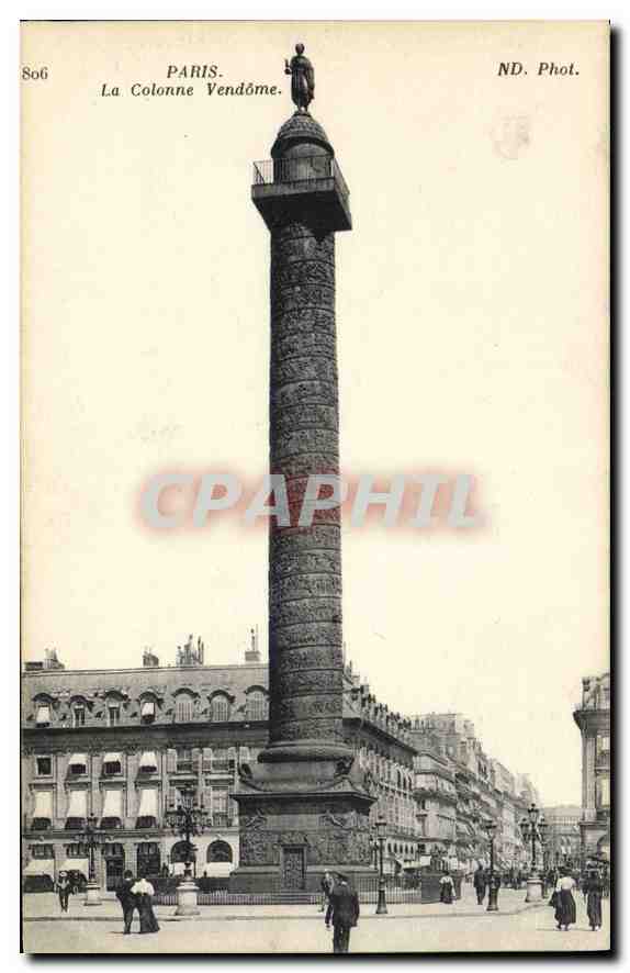 CPA Paris La Colonne Vendome 