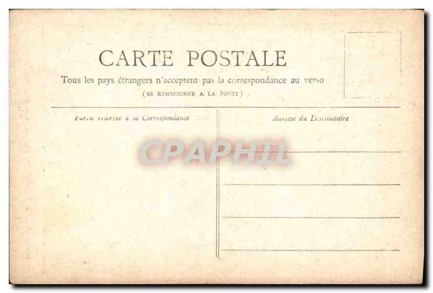 CPA Paris Les Invalides  — Verso