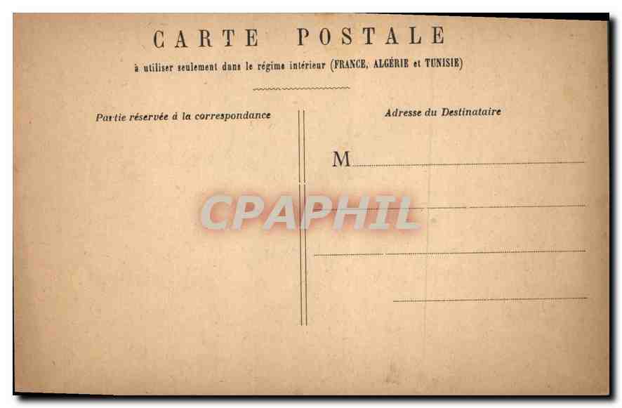 CPA Paris Boulevard de la Madeleine  — Rückseite