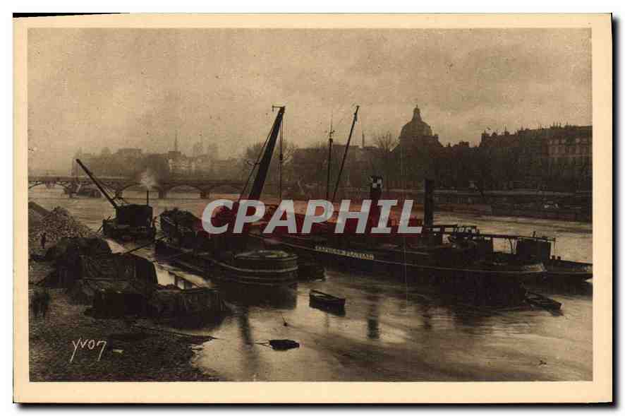 CPA Paris Le Port Saint Nicolas Bateaux