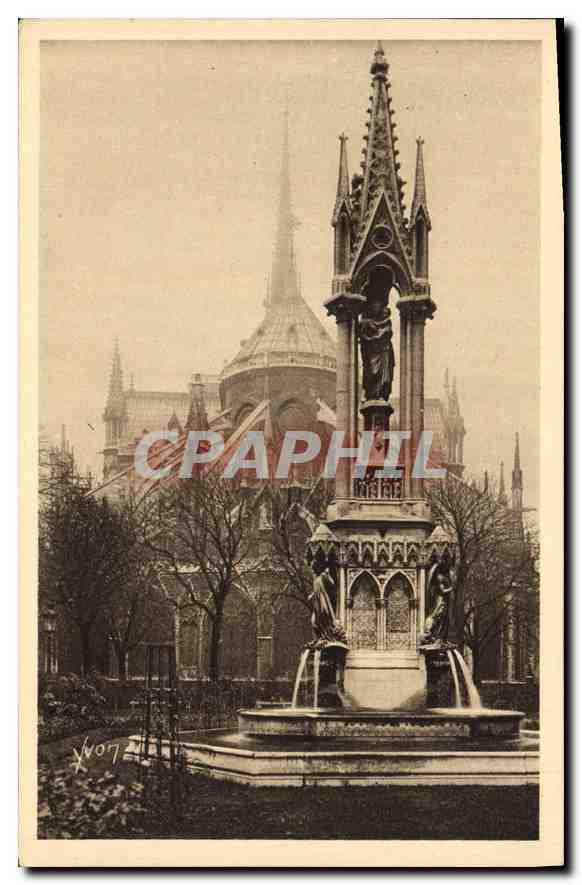 CPA Paris L'Abside de Notre Dame 