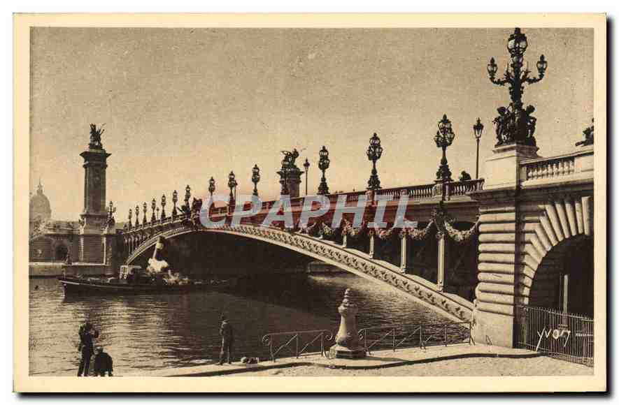 CPA Paris Pont Alexandre III 