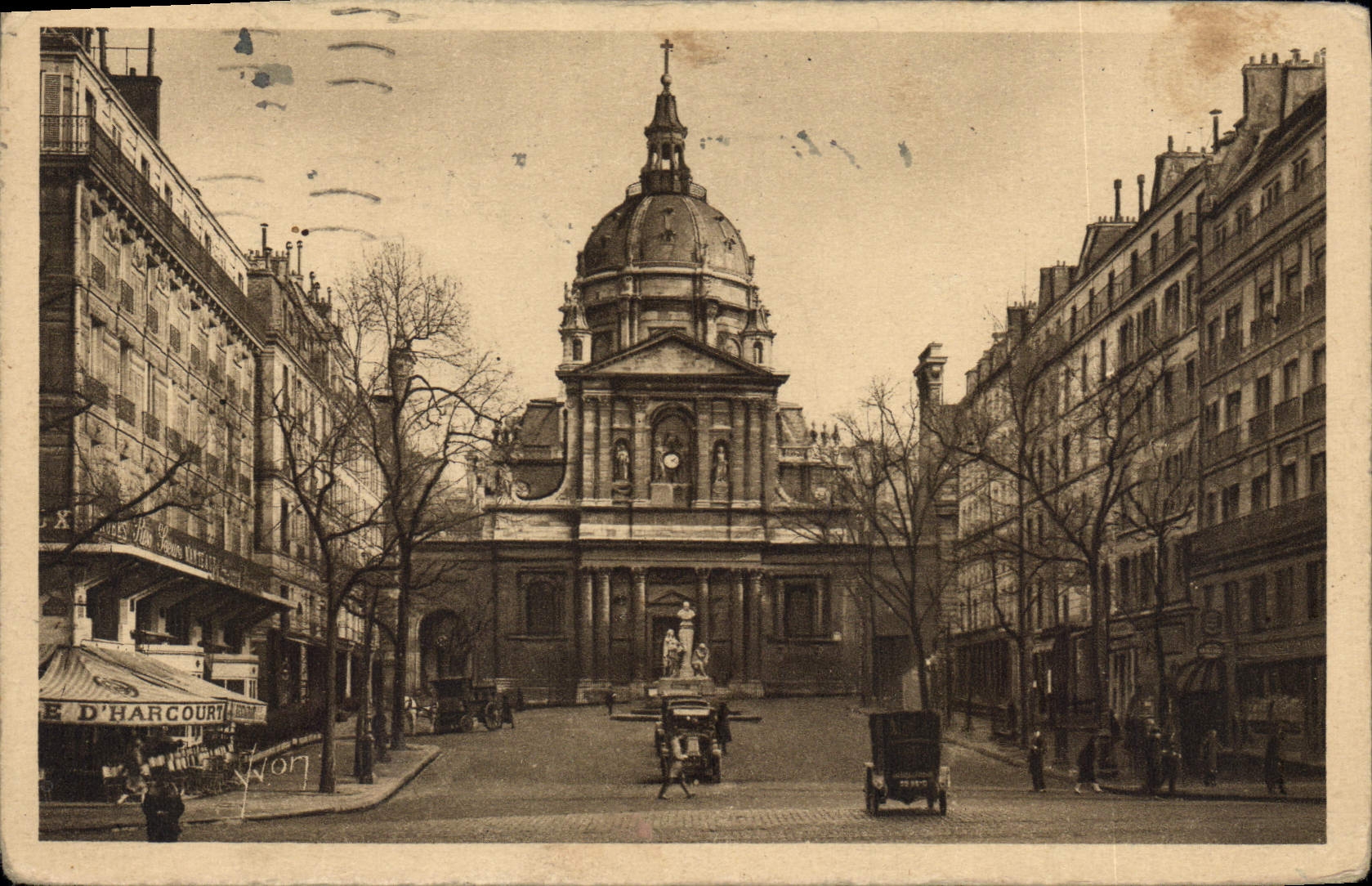 CPA Paris Facade de l'Eglise de la Sorbonne 
