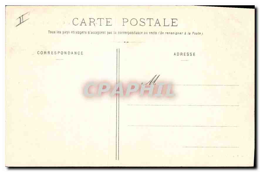 CPA Lyon Pont Tilsitt et Coteau de Fourvieres  — Verso