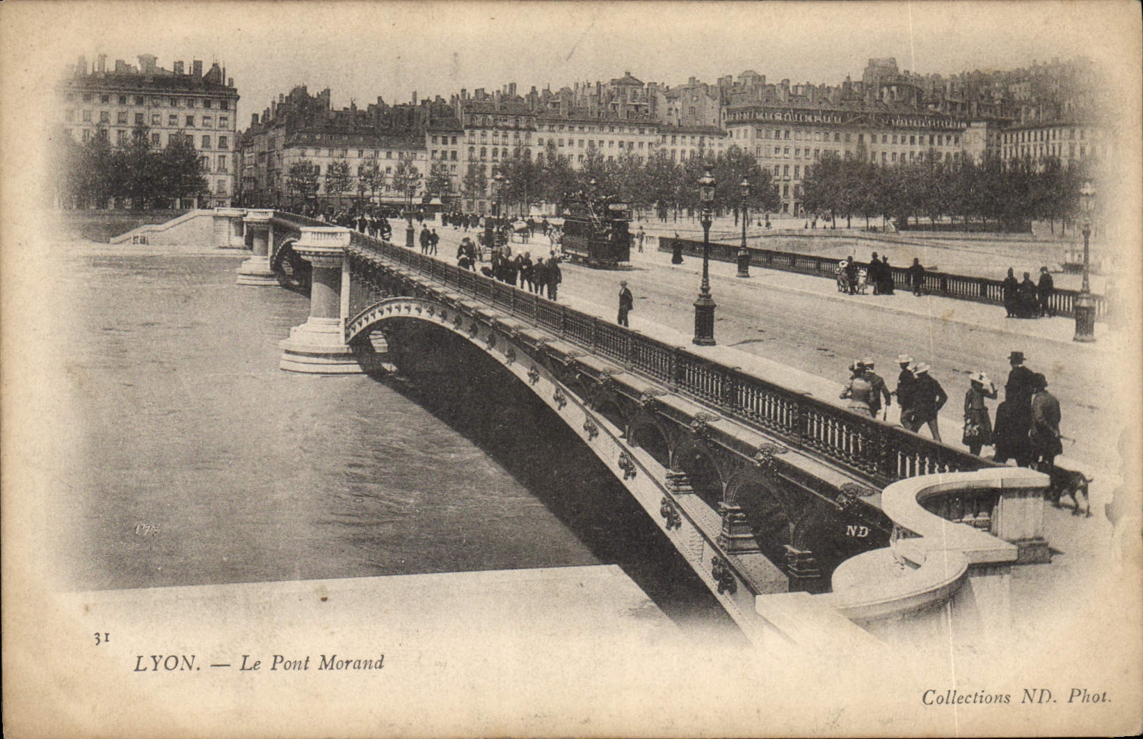 LYON — Le Pont Morand — Collections ND. Phot.