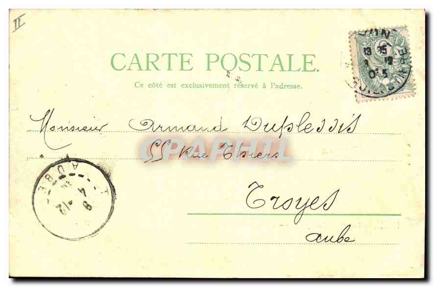 CPA Lyon Le Pont Lafayette  — Rückseite