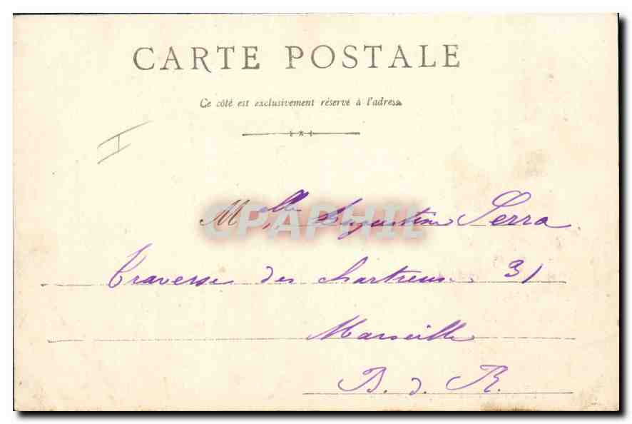 CPA Lyon Le Pont Lafayette  — Rückseite