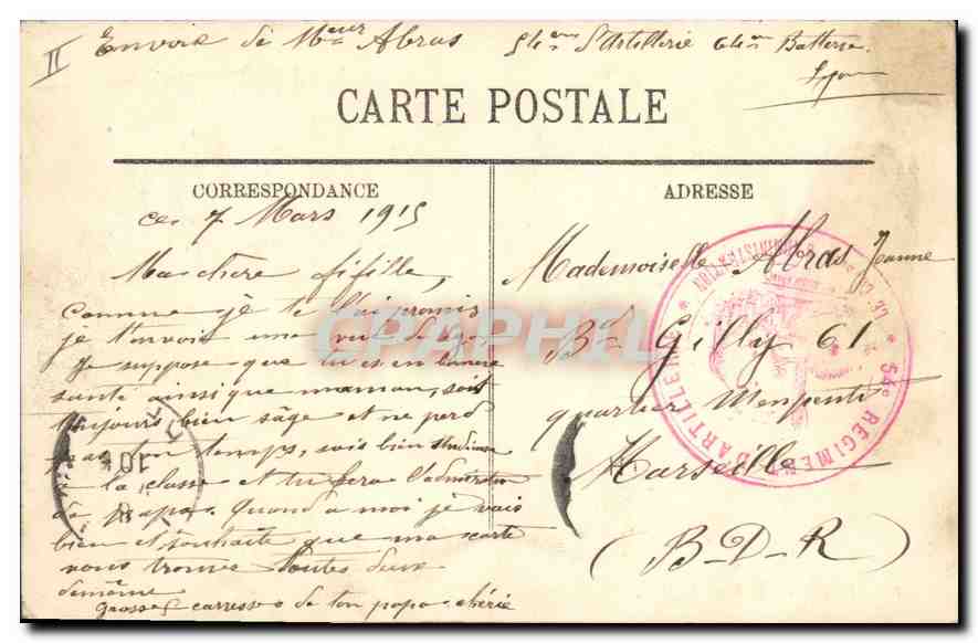 CPA Lyon Le Pont du Midi  — Rückseite