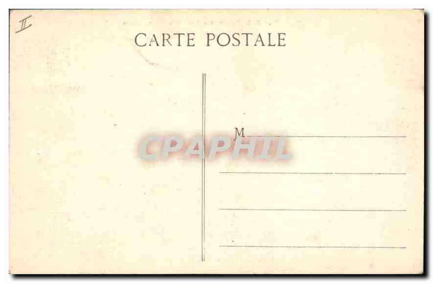 CPA Lyon Pont de la Boucle et coteau de la Croix Rousse  — Verso