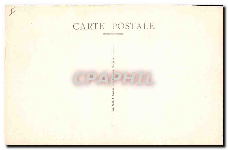 CPA Lyon Le Pont de l'Universite  — Rückseite