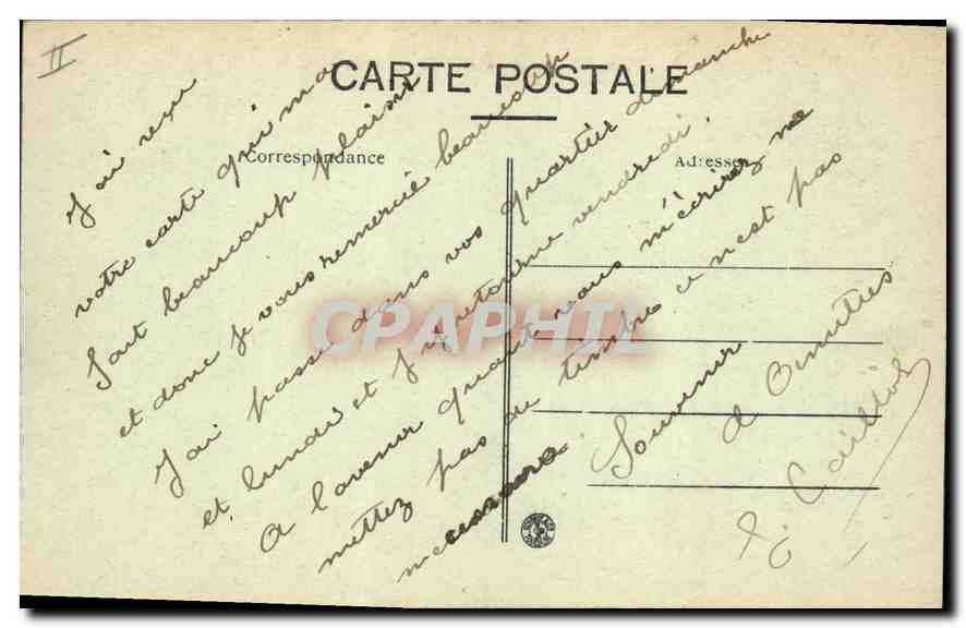 CPA Lyon Le Pont du Midi et les Plates Bateau — Rückseite