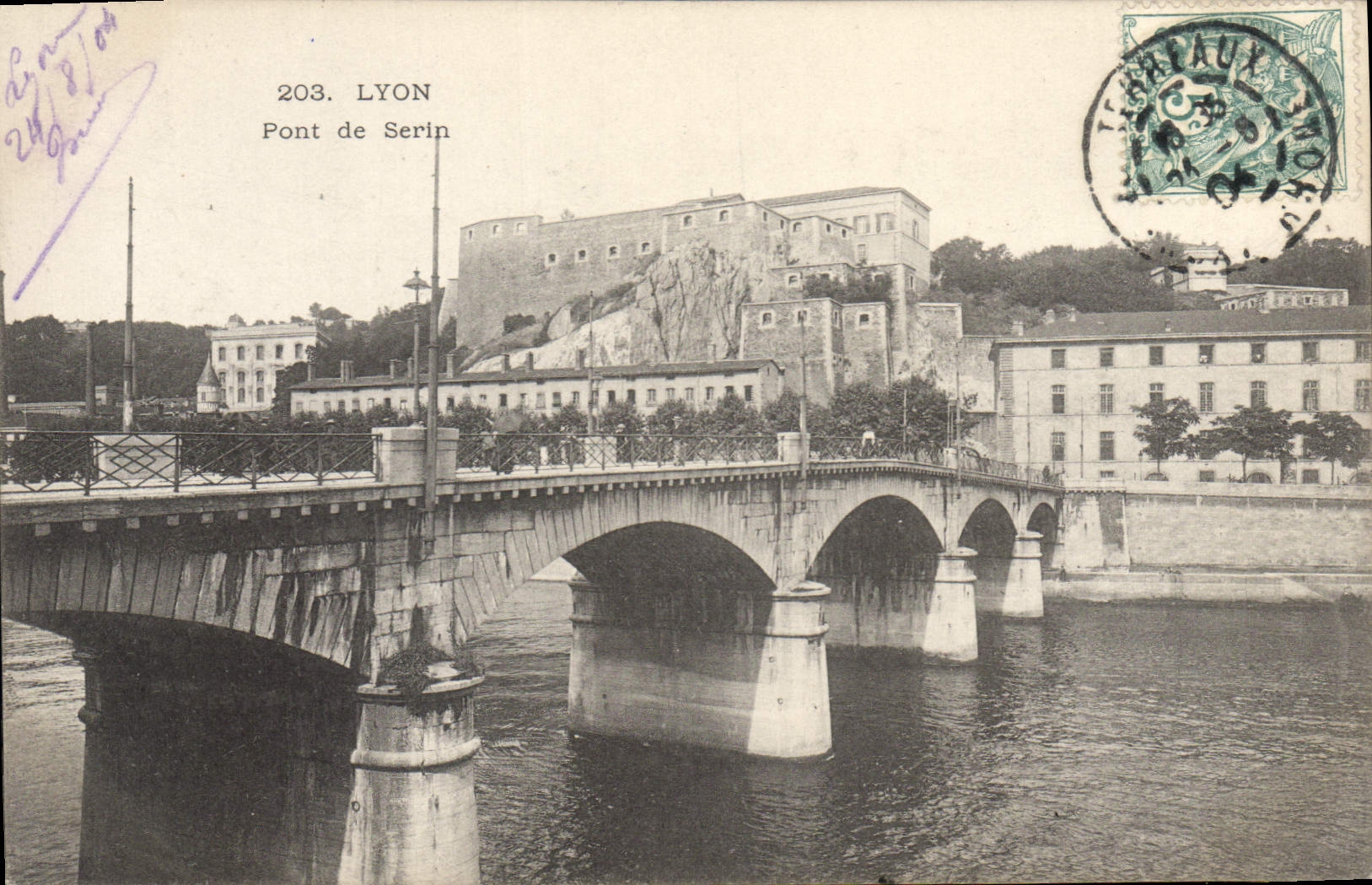Pont de Serin — Lyon — éditeur inconnu, n° 203