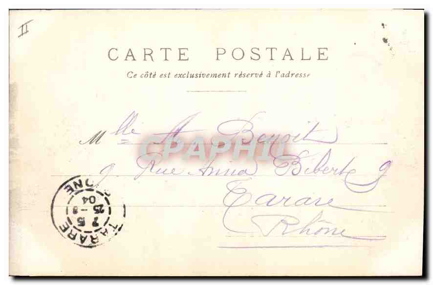 Pont de Serin — Lyon — éditeur inconnu, n° 203 — Rückseite