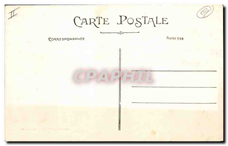 CPA Lyon Pont de l'Universite et les Facultes  — Verso
