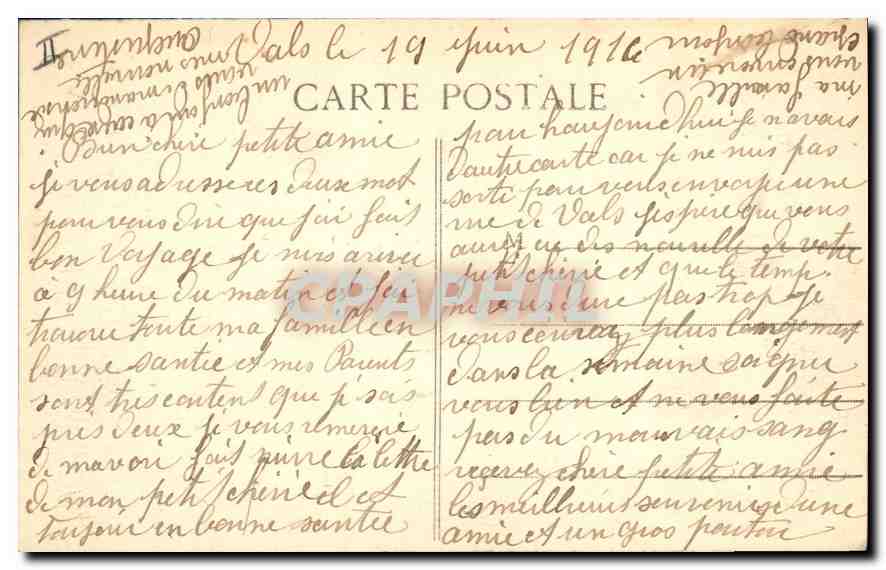 CPA Lyon Pont de la Guillotiere L'Hotel Dieu  — Verso