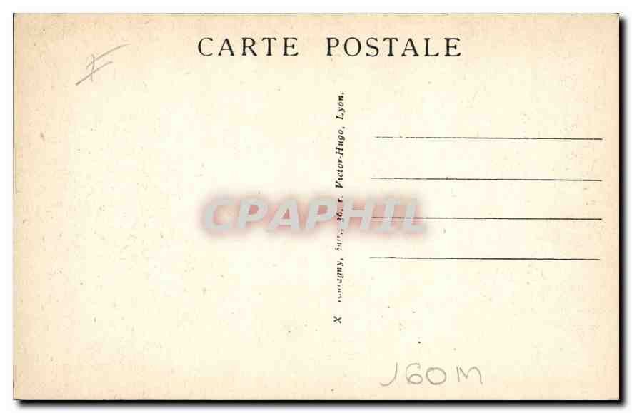 CPA Lyon Pont Tilsitt L'Antiquaille  — Verso