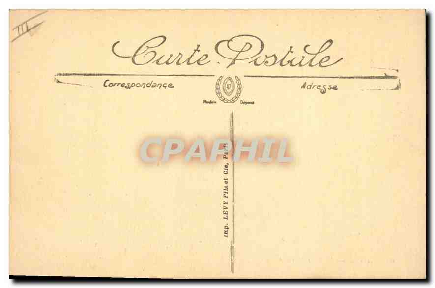 CPA Lyon Le Pont Morand Tramway — Verso