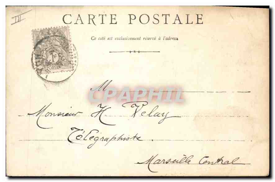 CPA Lyon Le Pont Lafayette  — Verso