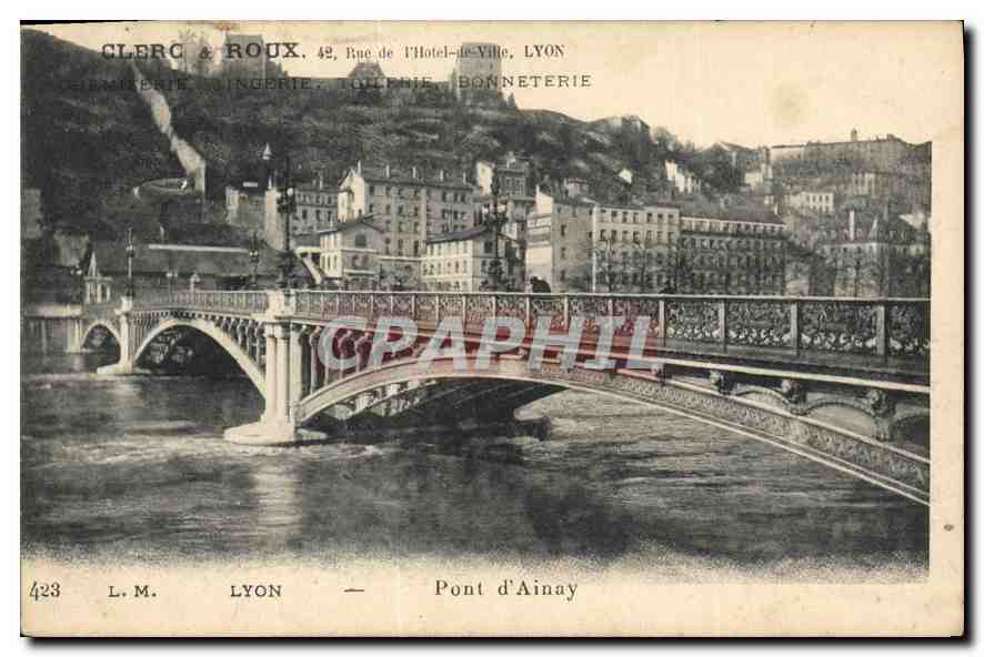 CPA Lyon Pont d'Ainay 