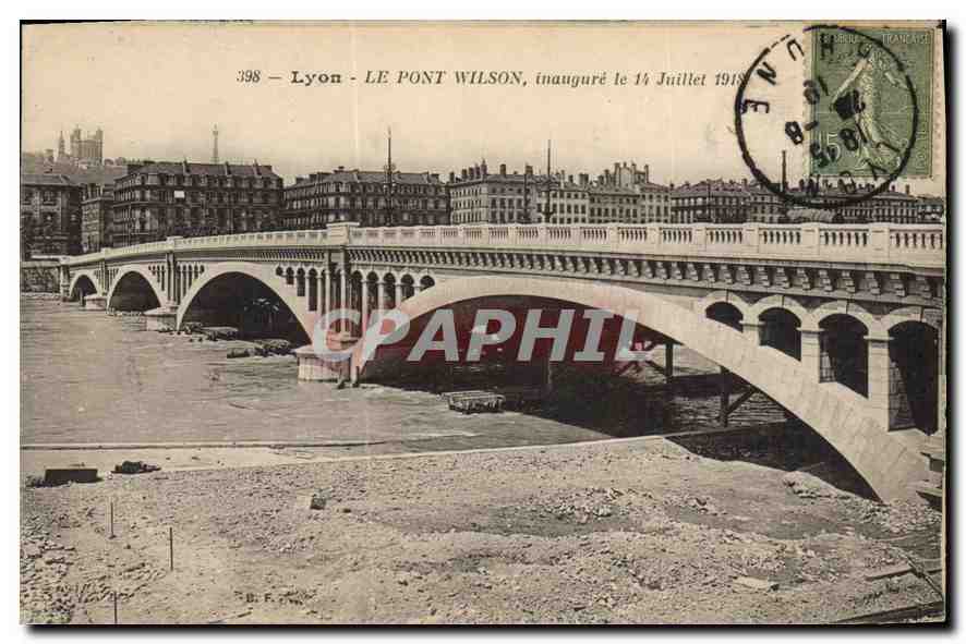 CPA Lyon Le Pont Wilson 