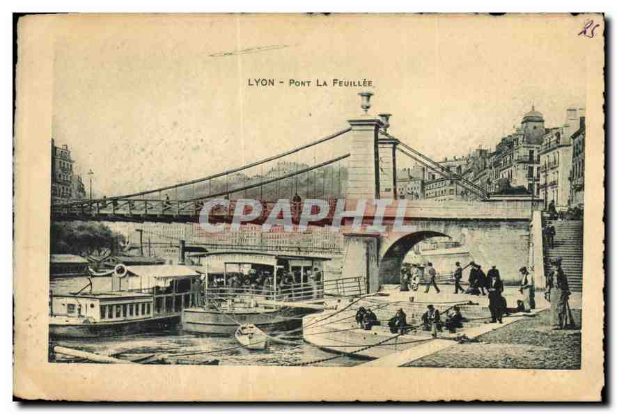 CPA Lyon Pont La Feuillee 