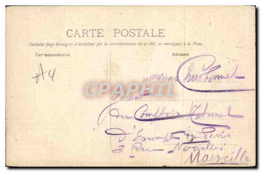 CPA Lyon Pont Morand  — Rückseite