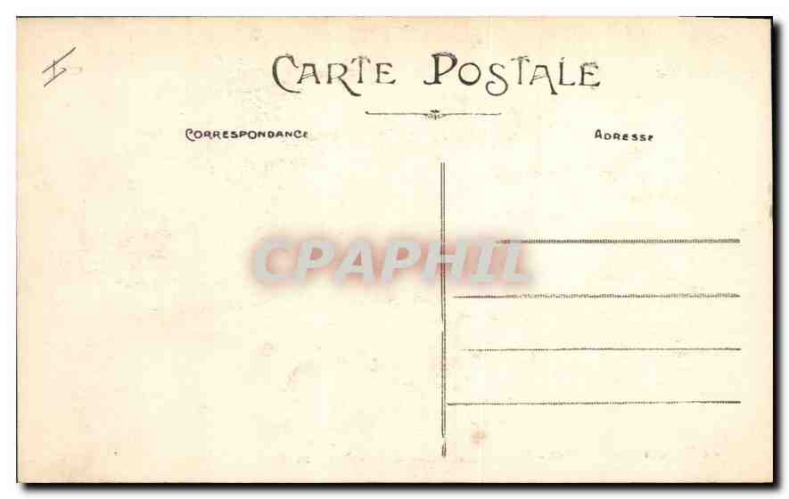 CPA Lyon Pont Tilsitt Cathedrale et Coteau de Fourviere  — Verso