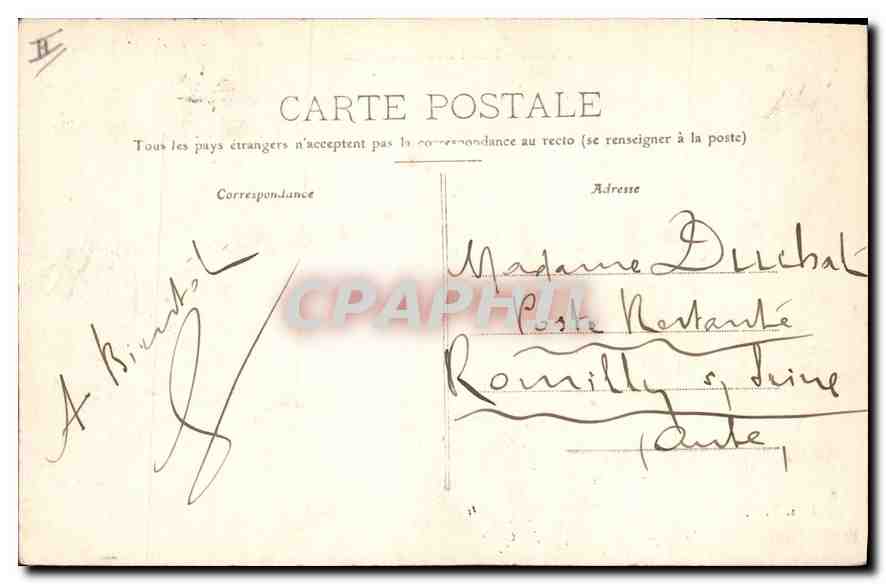 CPA Lyon Pont des Facultes  — Verso