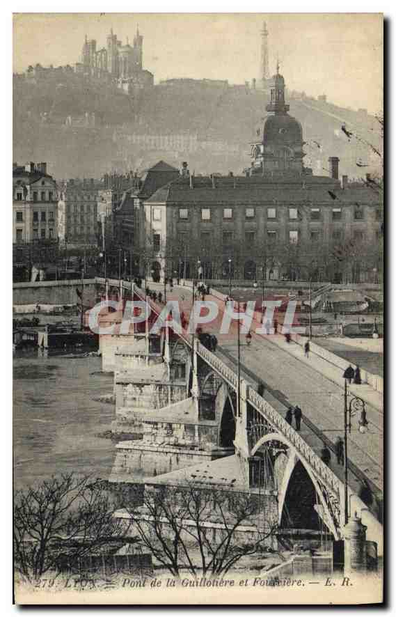 Lyon — Pont de la Guillotière et Fournière — E. R. n° 279