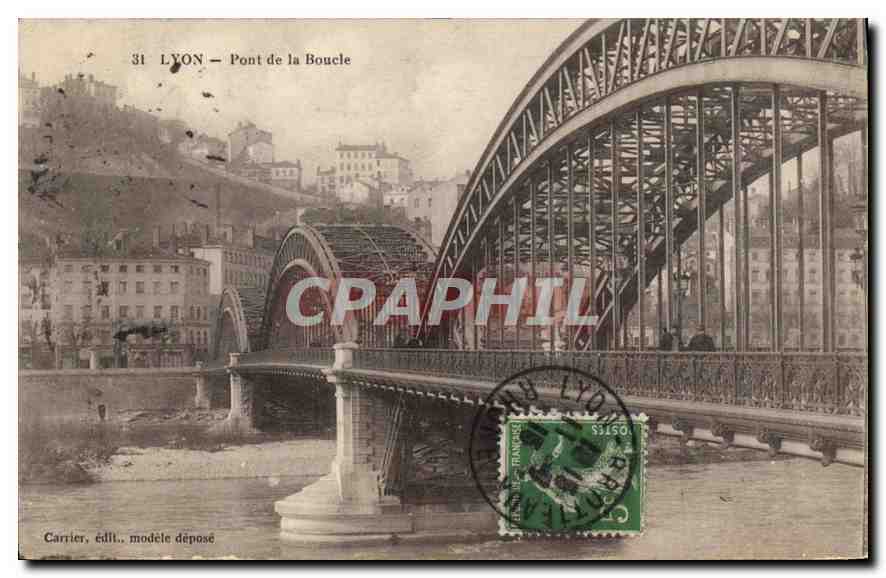CPA Lyon Pont de la Boucle 