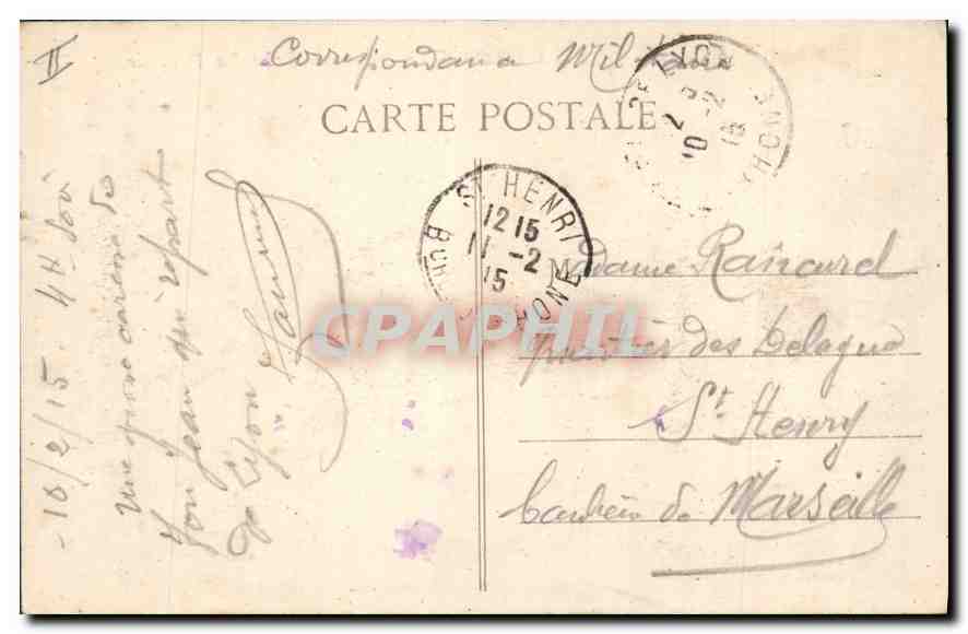 CPA Lyon Le Nouveau Pont La Feuillee  — Verso