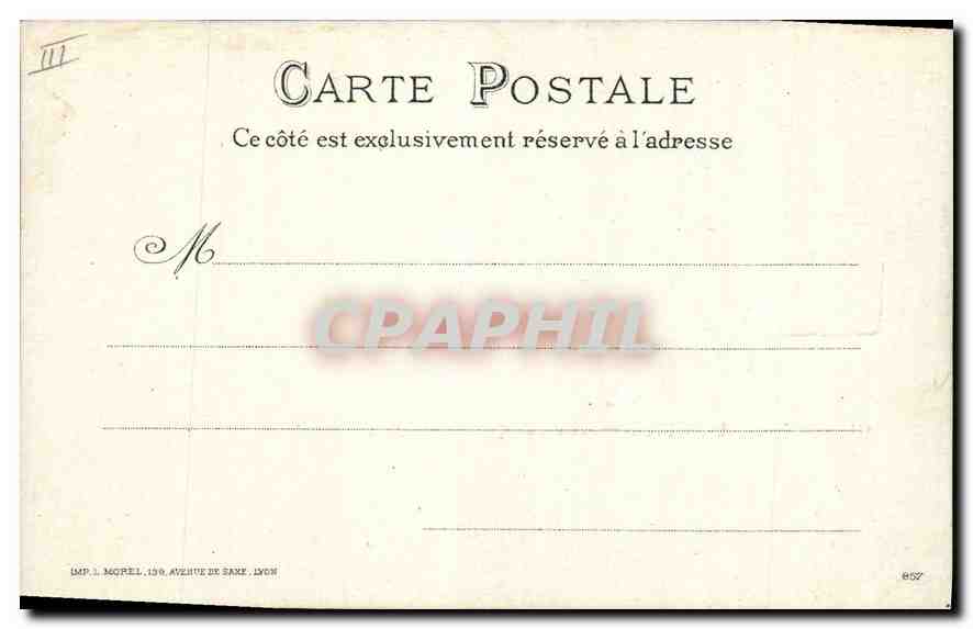 CPA Lyon Pont d'Ainay  — Verso