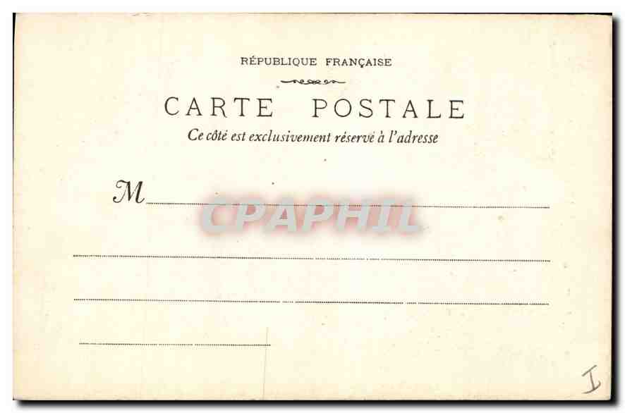CPA Marseille L'Eglise Saint Vincent de Paul Les Reformes  — Rückseite