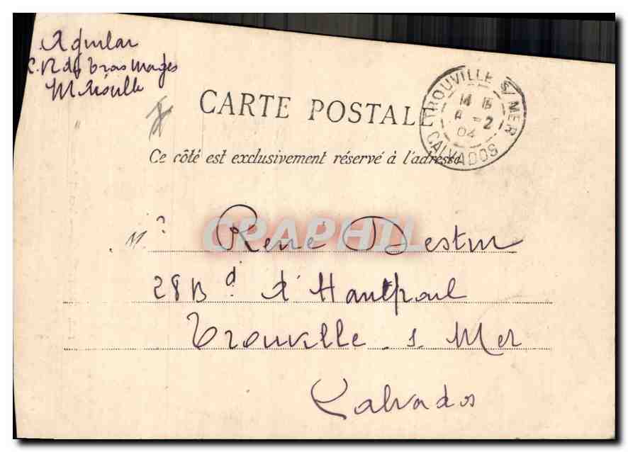 Marseille — Les Réformés — A. Ruat, édit. n°102 — Rückseite