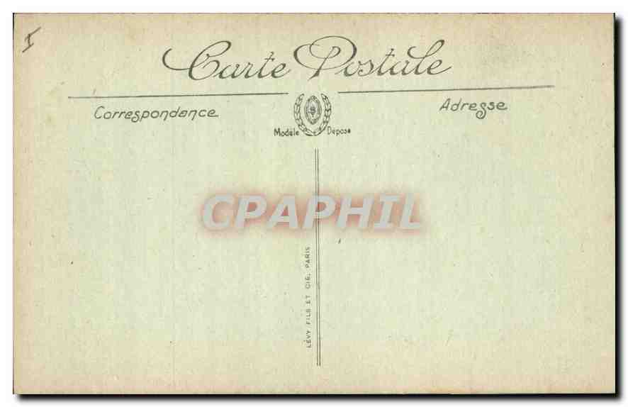 CPA Marseille L'Eglise des Reformes  — Rückseite