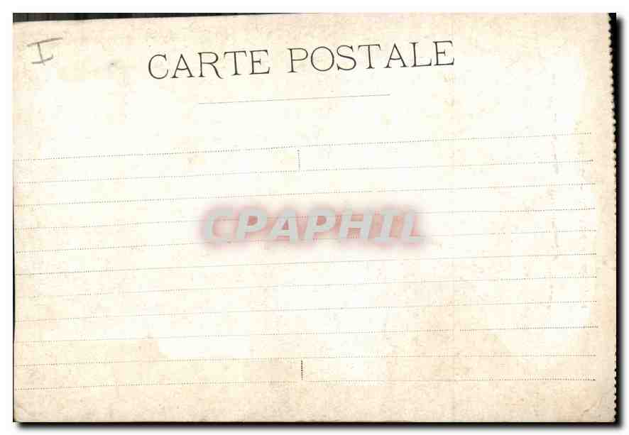 CPA Marseille Eglise des Reformes  — Rückseite