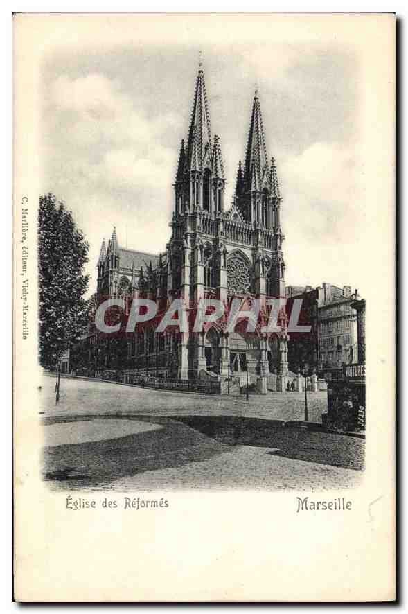 CPA Marseille Eglise des Reformes 