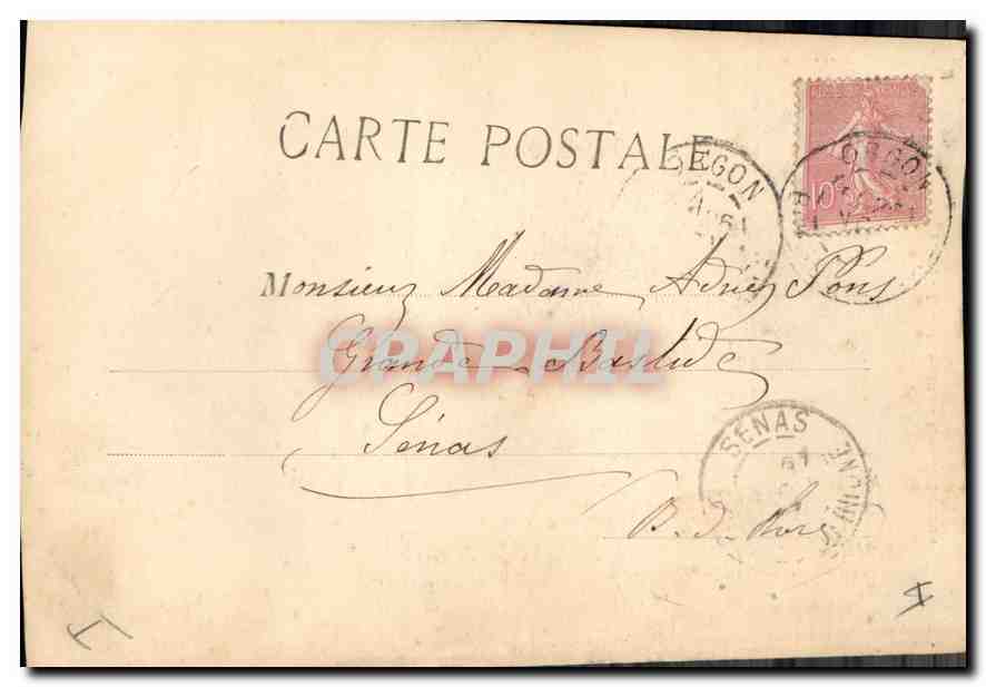 CPA Marseille Les Reformes  — Rückseite