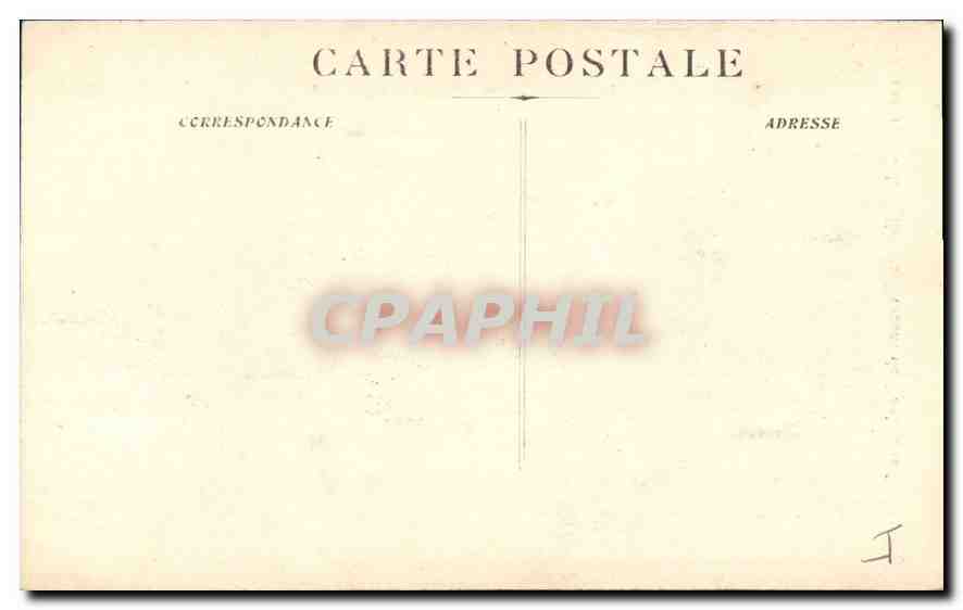 CPA Marseille L'Eglise St Vincent de Paul Les Reformes  — Rückseite
