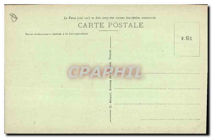 CPA Marseille Porte d'Aix  — Rückseite