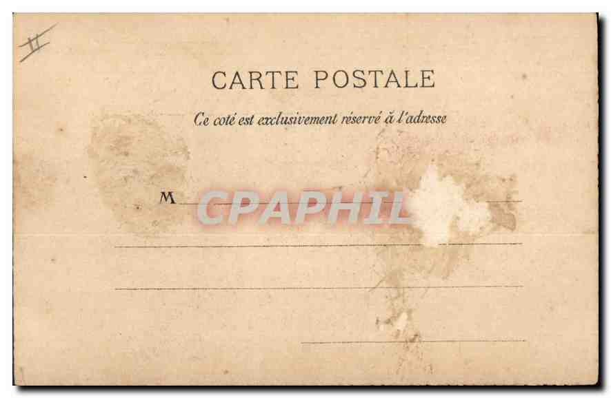 CPA Marseille La Porte d'Aix  — Verso