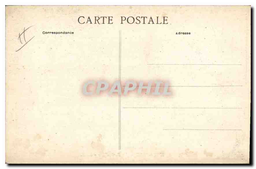 CPA Marseille La Porte d'Aix  — Rückseite