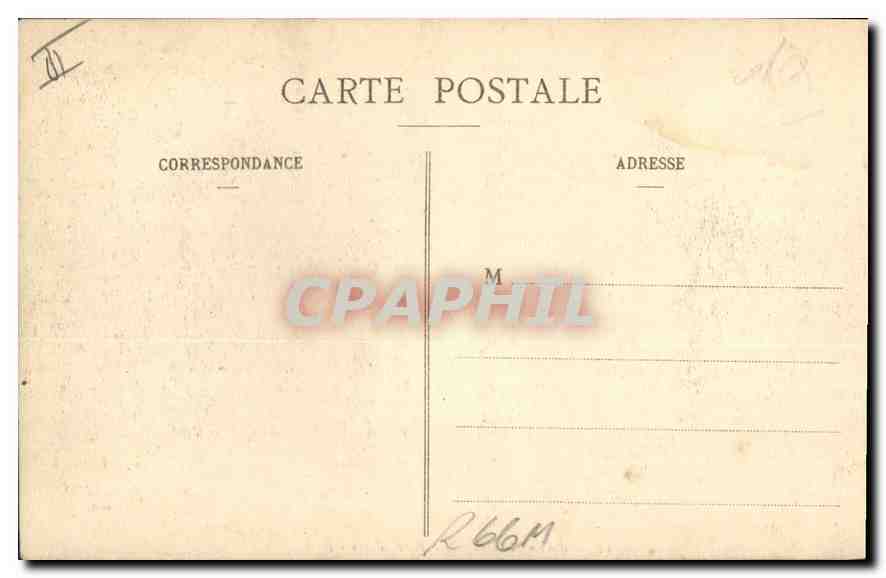 CPA Marseille La Porte d'Aix  — Rückseite
