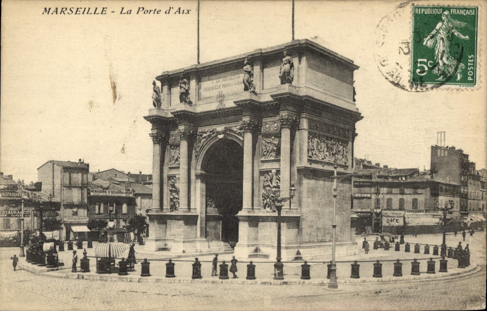 MARSEILLE - La Porte d'Aix — éditeur inconnu, n° de série non visible