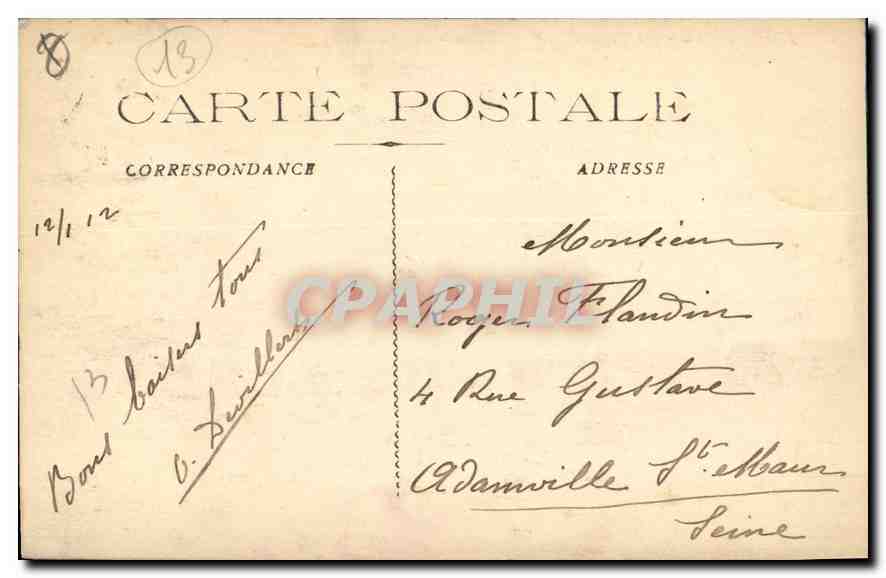 MARSEILLE - La Porte d'Aix — éditeur inconnu, n° de série non visible — Reverso